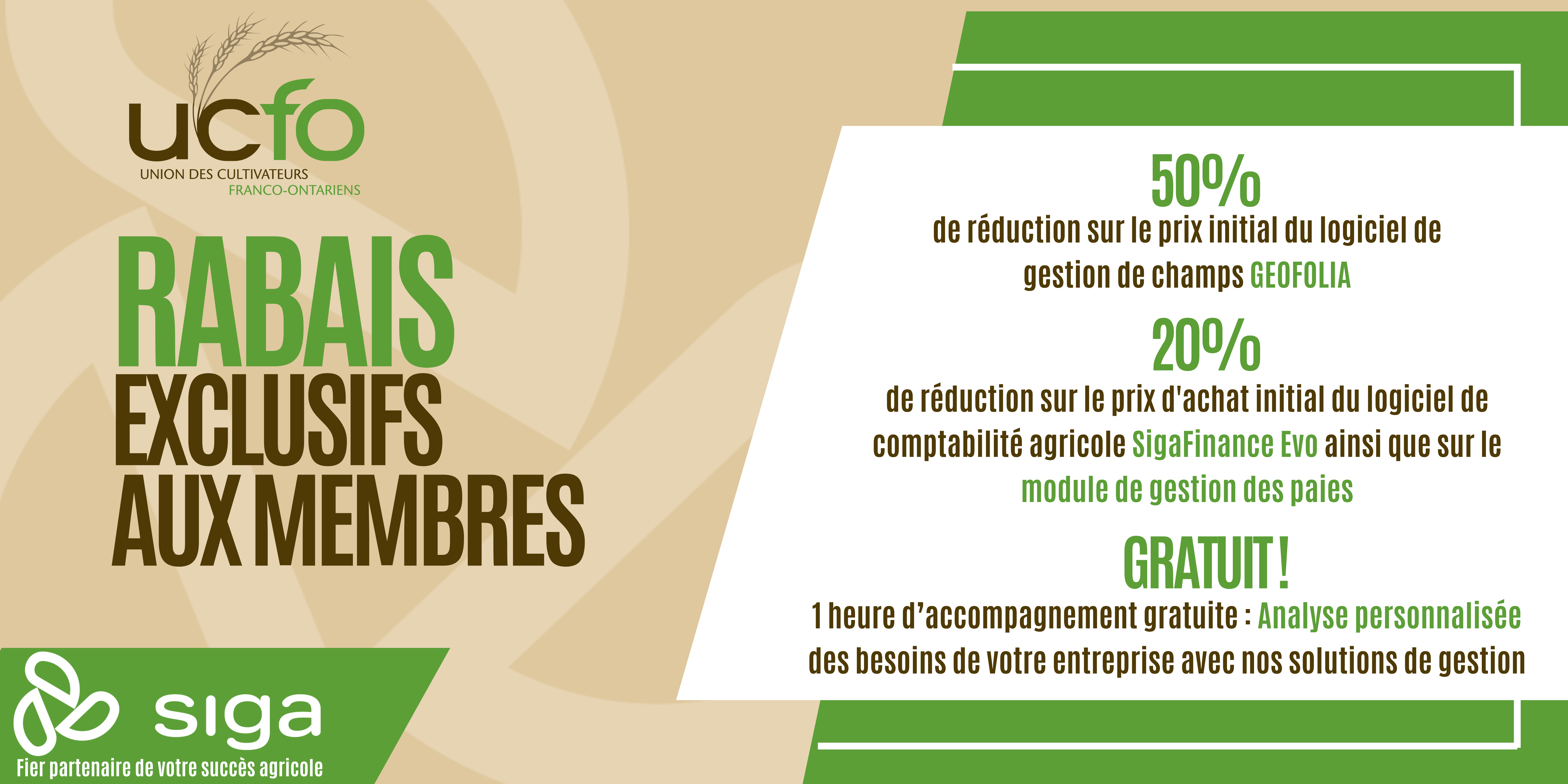 Bannière Avantages UCFO
