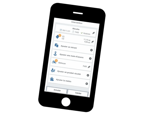 application mobile de gestion maraîchère